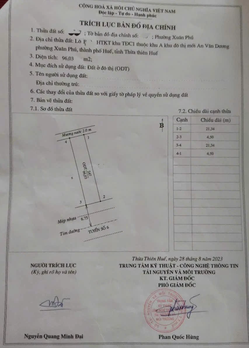 Bán đất Xuân Phú 96m² giá 3,4 tỷ gần chợ Cống Mới - Ảnh thu nhỏ 5