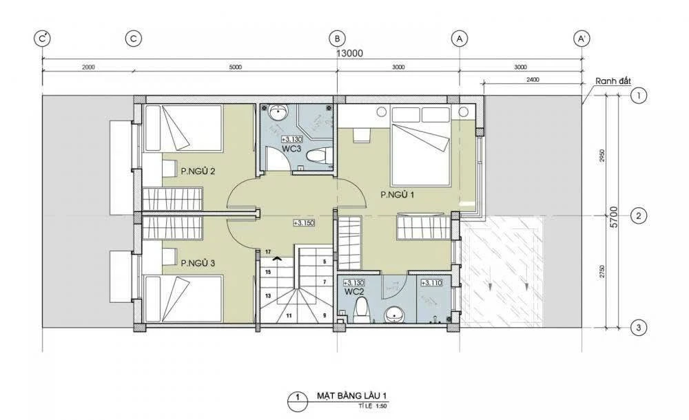 Cho thuê nhà phố Camellia 74m2, 3PN, Mizuki Park, Bình Chánh - Ảnh thu nhỏ 3