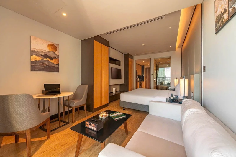 Bán căn hộ studio 38m2 full nội thất view biển Mỹ Khê Đà Nẵng