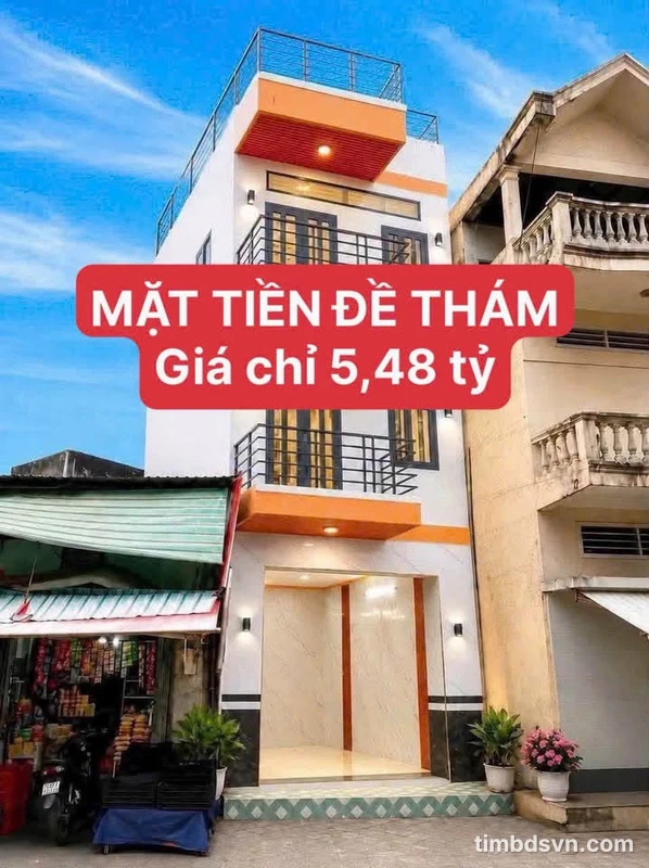 Bán nhà 2 phòng ngủ 80m2 mặt tiền Đề Thám Cần Thơ 5.48 tỷ