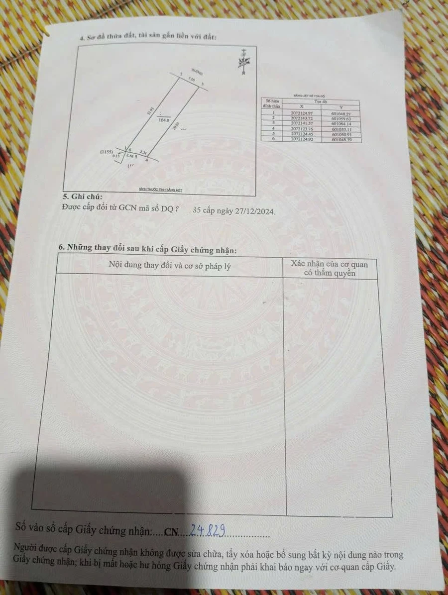 Bán đất Vĩnh Lộc 104m2 giá 1 tỷ 1 - Ảnh 1