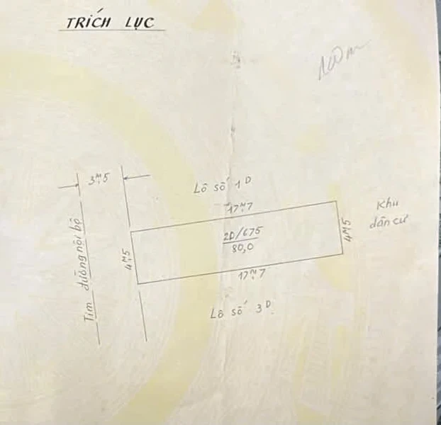 Bán đất Phương Lưu Đông Hải 1 80m² giá 3,6 tỷ