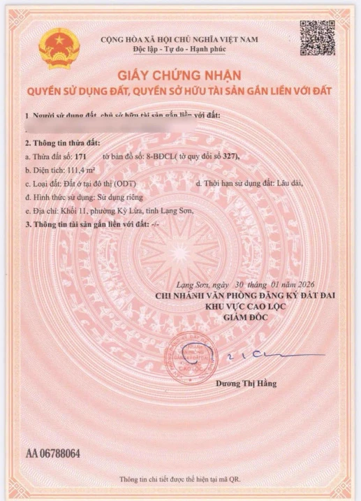 Bán đất tại Trần Đăng Ninh, 115 triệu/m2, 111.4 m2, giá tốt uy tín - Ảnh 1
