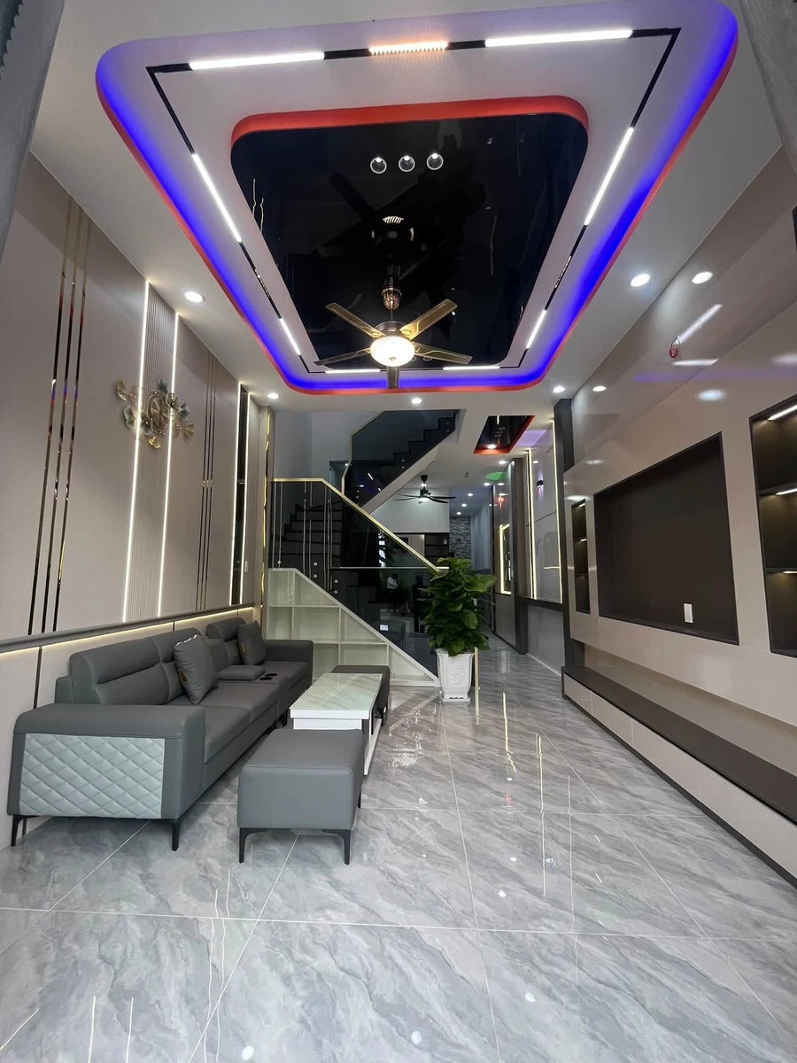 Bán nhà 1 trệt 1 lầu 56m2, 3PN 2WC, KDC Cát Tường Phú Sinh, sổ hồng riêng, giá 2,19 tỷ - Ảnh thu nhỏ 2