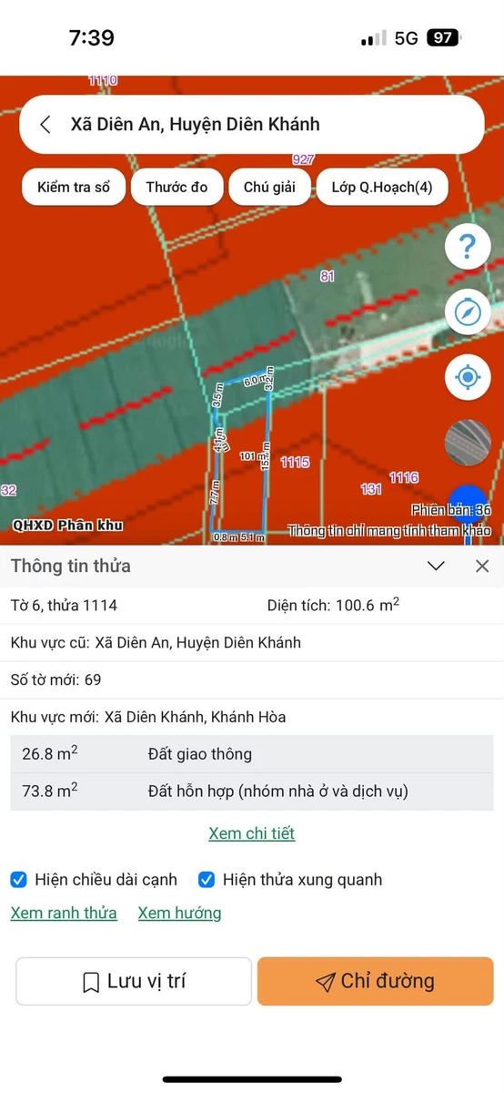 Bán đất 100m2 Võ Kiện Diên An Bình Chánh 1 tỷ 4 - Ảnh 1