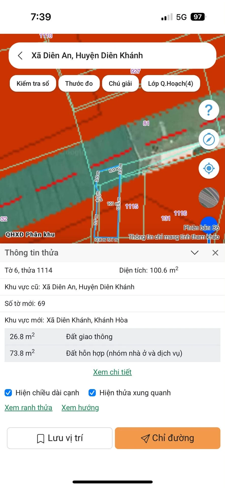 Bán đất 100m2 Võ Kiện Diên An Bình Chánh 1 tỷ 4 - Ảnh 1