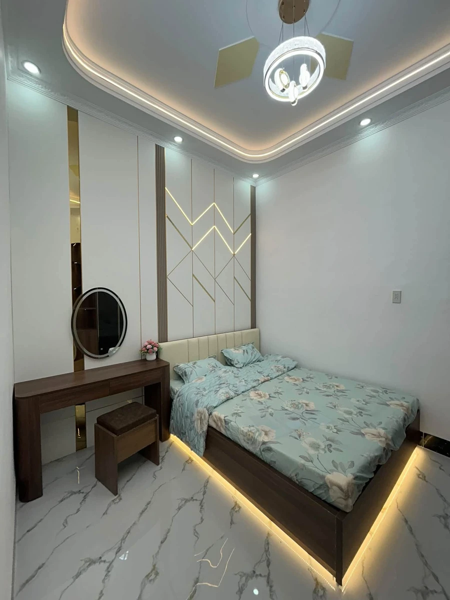 Nhà trệt lầu 4PN 180m² KDC Thới Nhựt 2, Cần Thơ - Ảnh thu nhỏ 3