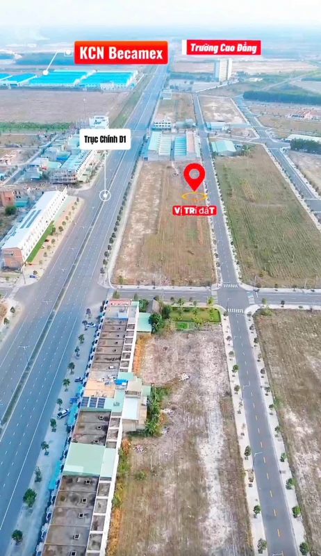 Bán đất 150m² trục D1B Becamex Chơn Thành 920 triệu
