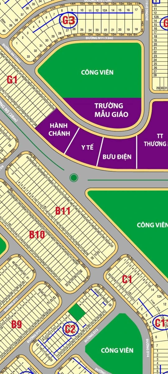 Bán đất 90m² hướng Tây Nam KDC Lavender Tân Triều Đồng Nai - Ảnh thu nhỏ 2