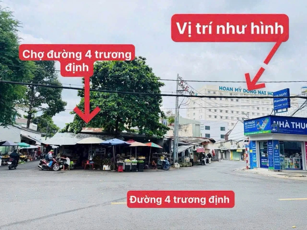 Bán lô đất mặt tiền 80m² Trương Quyền, Tam Hiệp, Đồng Nai - Ảnh 1