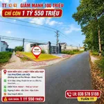Bán nền góc 2 mặt tiền 183m² An Hội 1 tỷ 550 triệu - Ảnh thu nhỏ 1