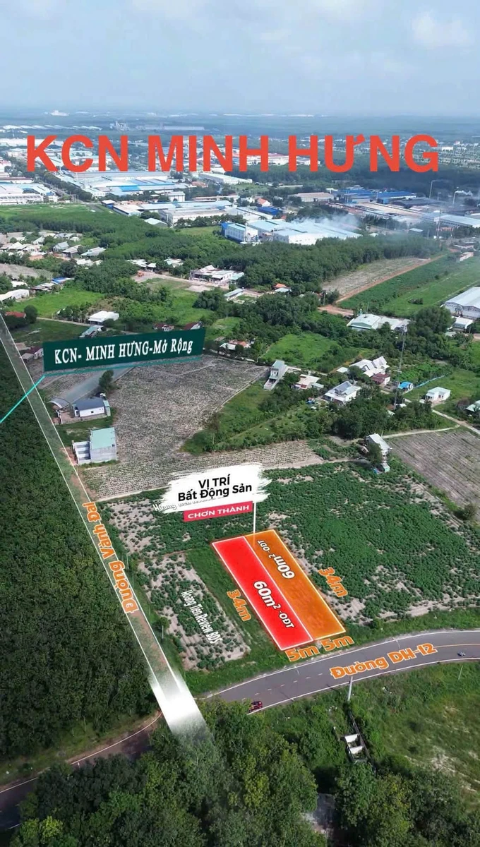 Bán đất KCN Minh Hưng 170m² giá 799 triệu Bình Chánh - Ảnh thu nhỏ 2