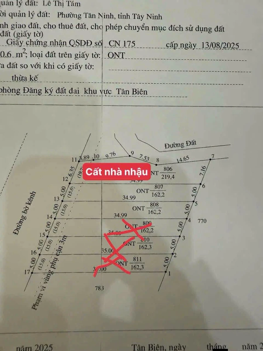 Bán đất 175m² Mỏ Công Tân Phú 119 triệu sổ sẵn - Ảnh thu nhỏ 2