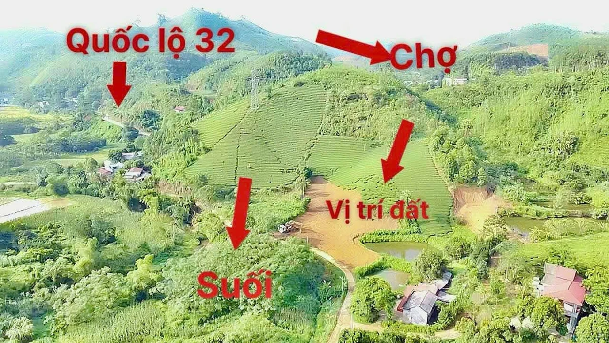 Bán đất 6.100m² view suối Tân Sơn, Phú Thọ 1,6 tỷ - Ảnh thu nhỏ 2