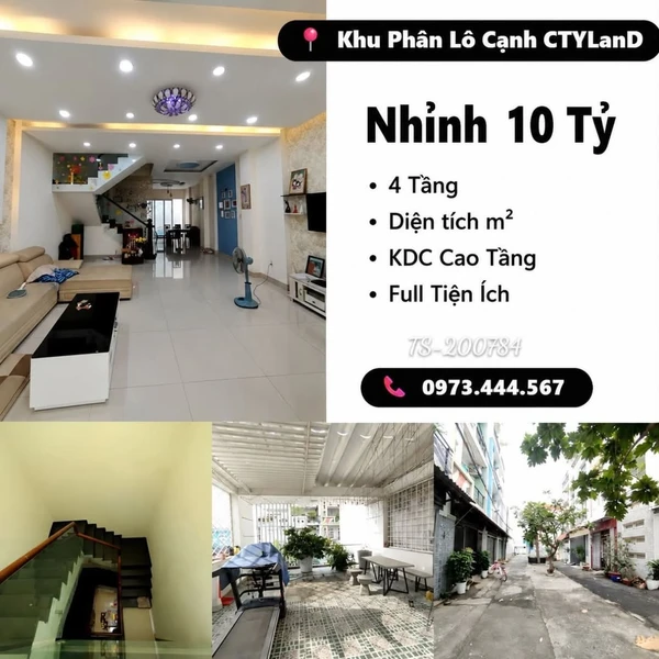 Bán nhà 3 tầng 120m2 khu phân lô CityLand đường Lê Đức Thọ, Gò Vấp
