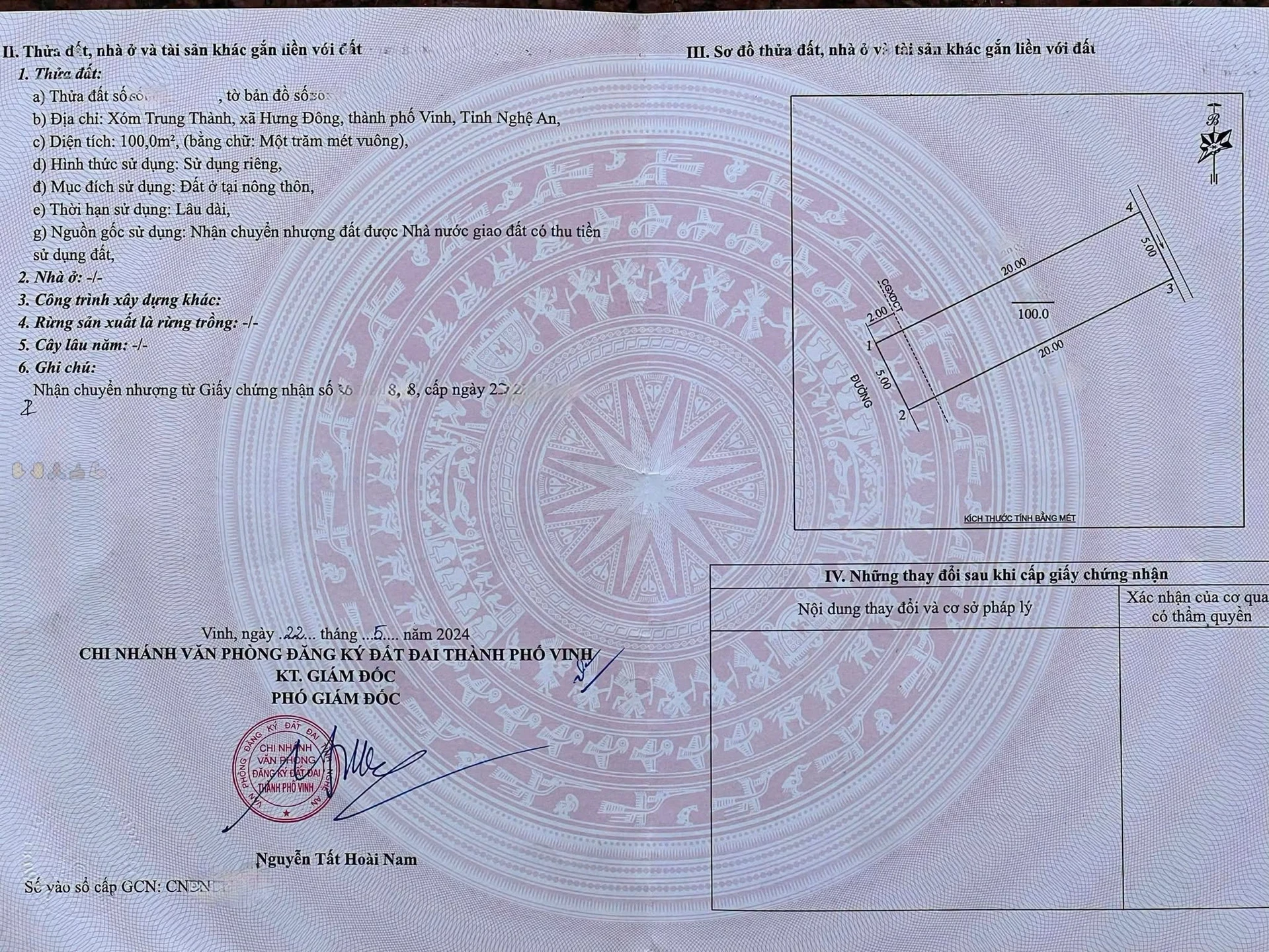 Bán đất Trung Thành Hưng Đông 100 m² gần chợ - Ảnh 1