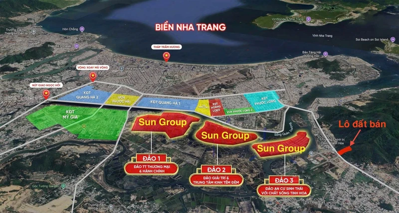 Bán lô đất mặt tiền Nguyễn Tất Thành, Nha Trang 15.000m2 - 180 tỷ