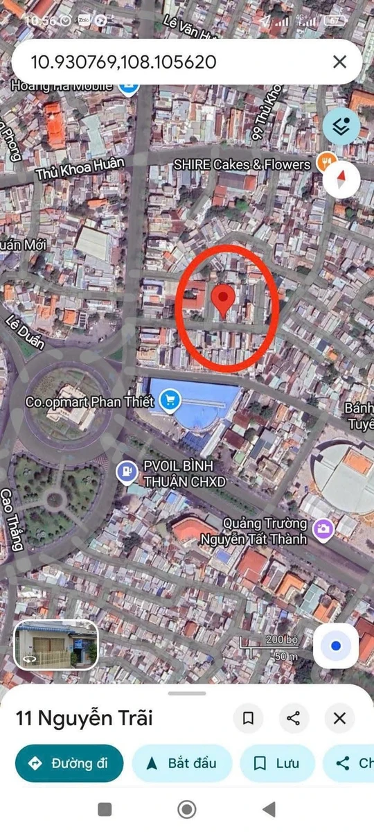 Bán nhà 2 mặt tiền 64.4m² Nguyễn Trãi Phan Thiết 2 tỷ - Ảnh thu nhỏ 3