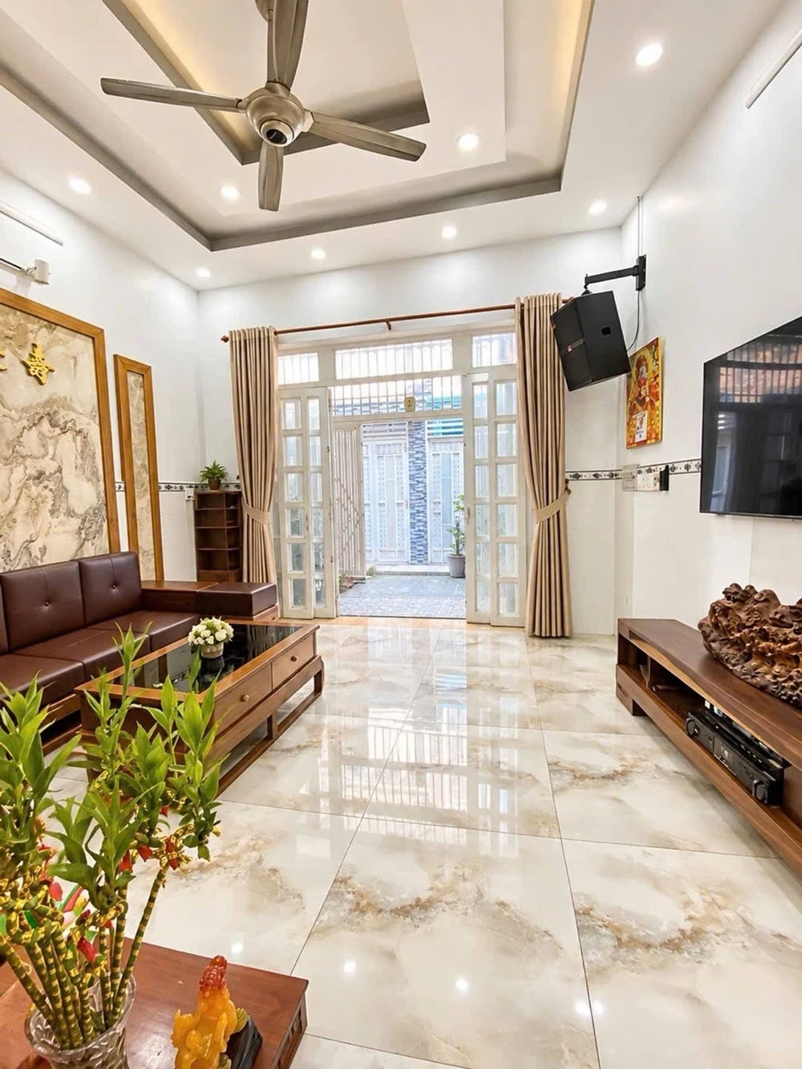 Bán nhà mặt tiền Tân Thới Nhất, 60m², 3 tầng, 5,99 tỷ - Ảnh thu nhỏ 4
