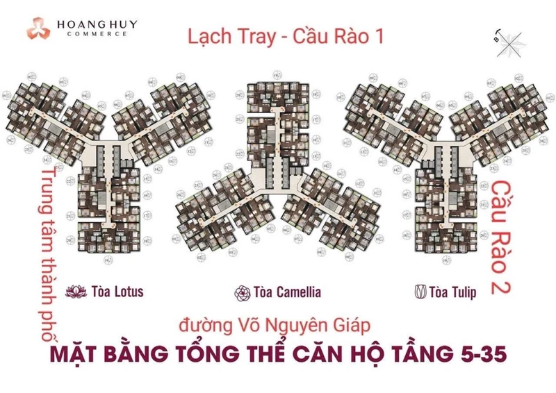 Hoàng Huy Commerce giá chỉ 43 triệu đồng/m2