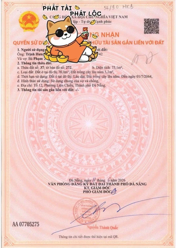 Bán lô đất 75m2 hẻm ô tô đường Nguyễn Lương Bằng gần ĐH Bách khoa, Đà Nẵng