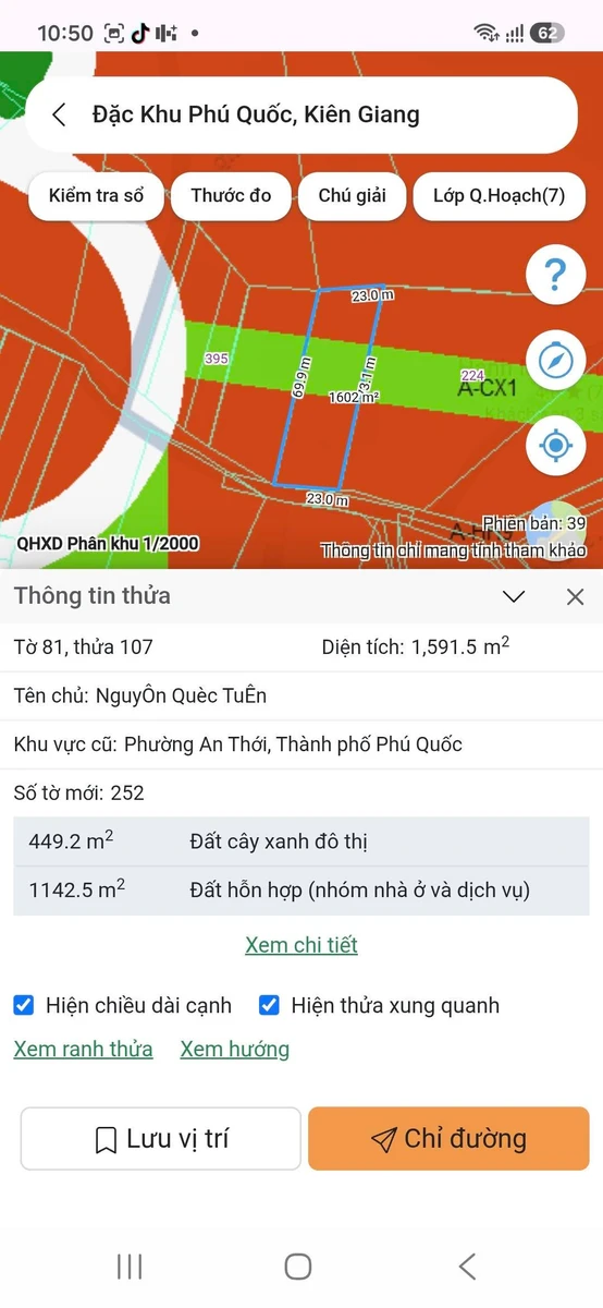 Bán đất hẻm Hạnh Mai An Thới 997m2 giá 7 tỷ - Ảnh thu nhỏ 5