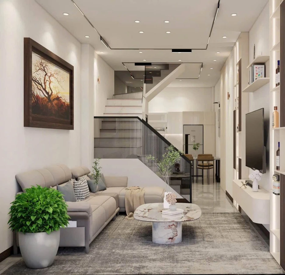 Bán nhà Quận 9, 55m2, 4 PN, sổ xây dựng, 4 tỷ 6 - Ảnh 1