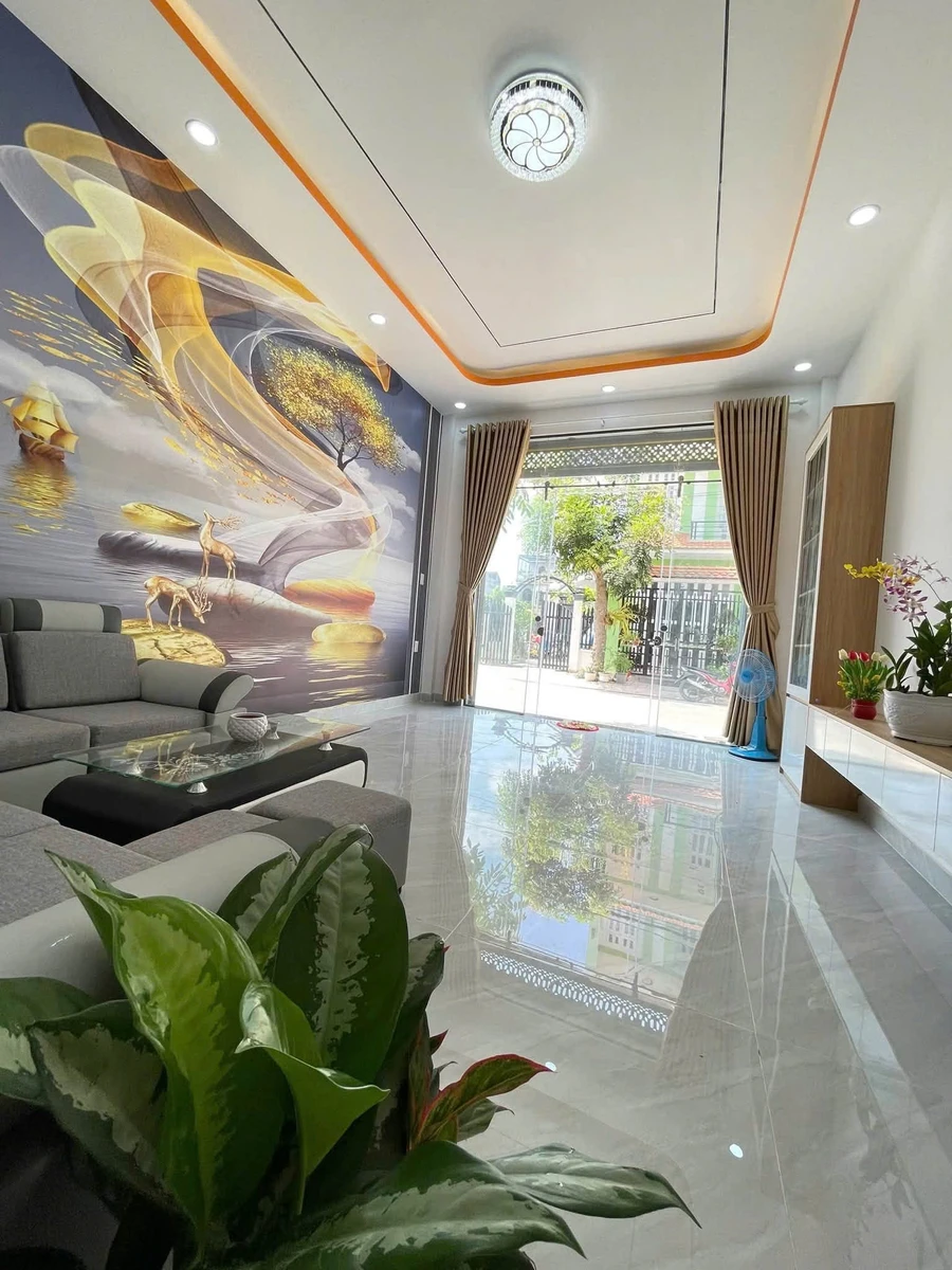 Bán nhà mới khu chợ Bình Chánh 95m² 980 triệu - Ảnh thu nhỏ 4