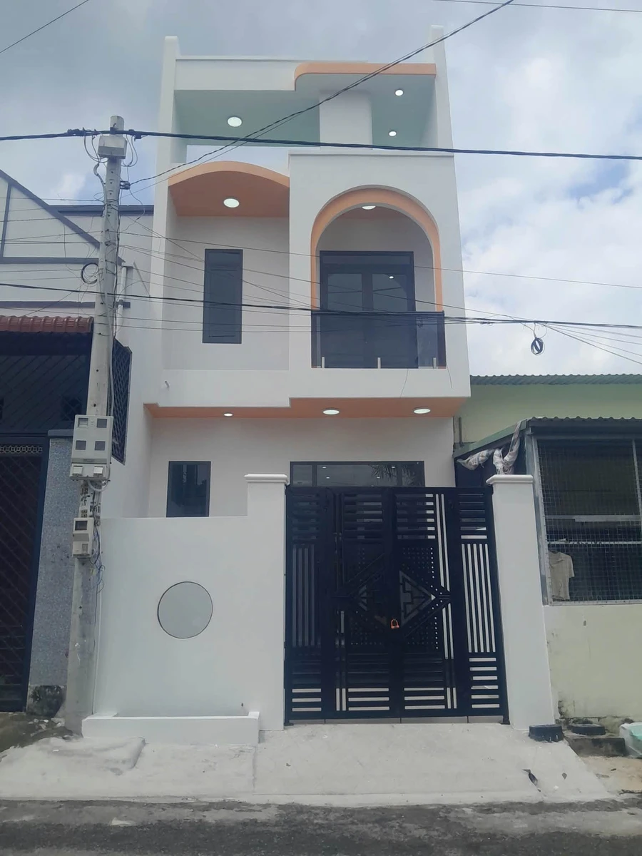 Bán nhà mới 1 trệt 1 lầu 143,8m² 3PN 2 mặt hẻm Nguyễn Thị Minh Khai, Phú Lợi - Ảnh 1