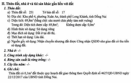 Bán đất thổ cư 69.8m² TP Long Khánh, Đồng Nai - Ảnh thu nhỏ 2