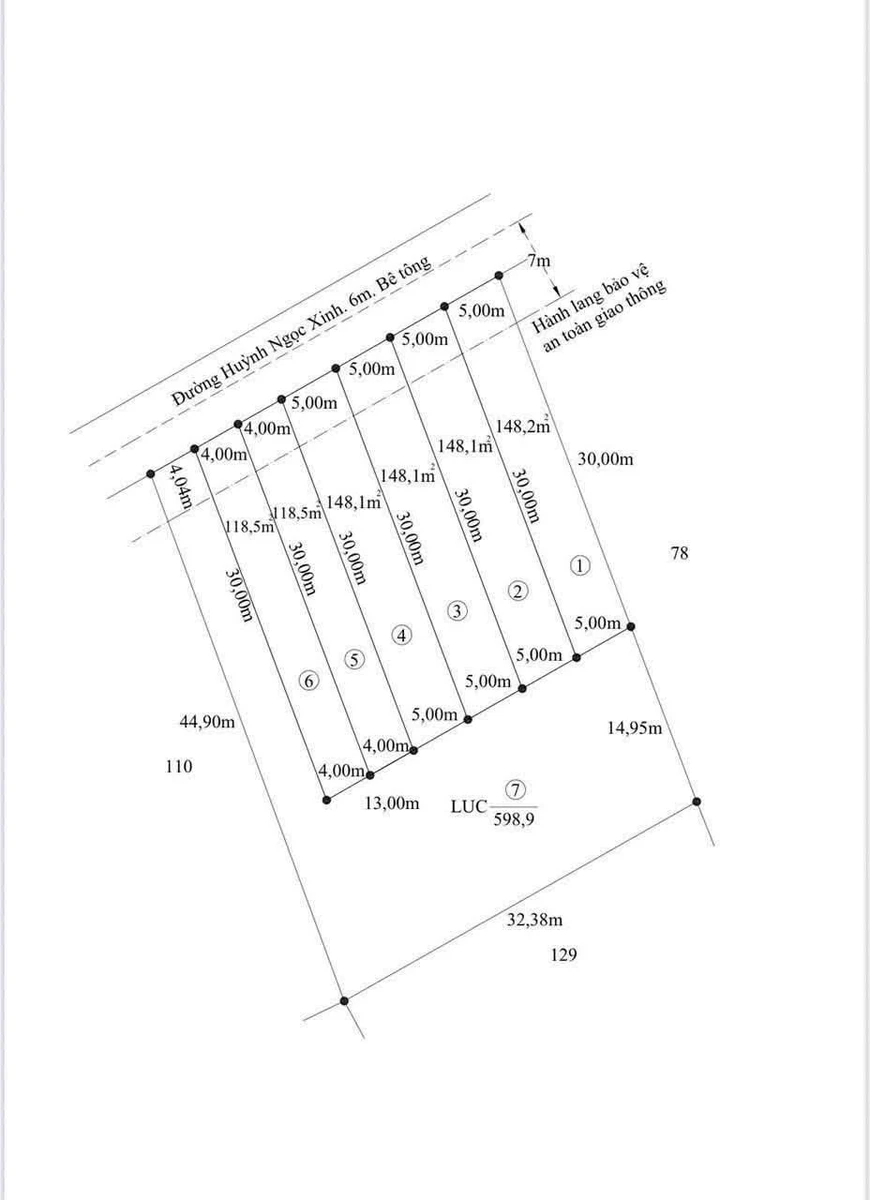 Bán đất thổ cư mặt tiền 6m Tân Trụ, 150m², 599 triệu - Ảnh thu nhỏ 5