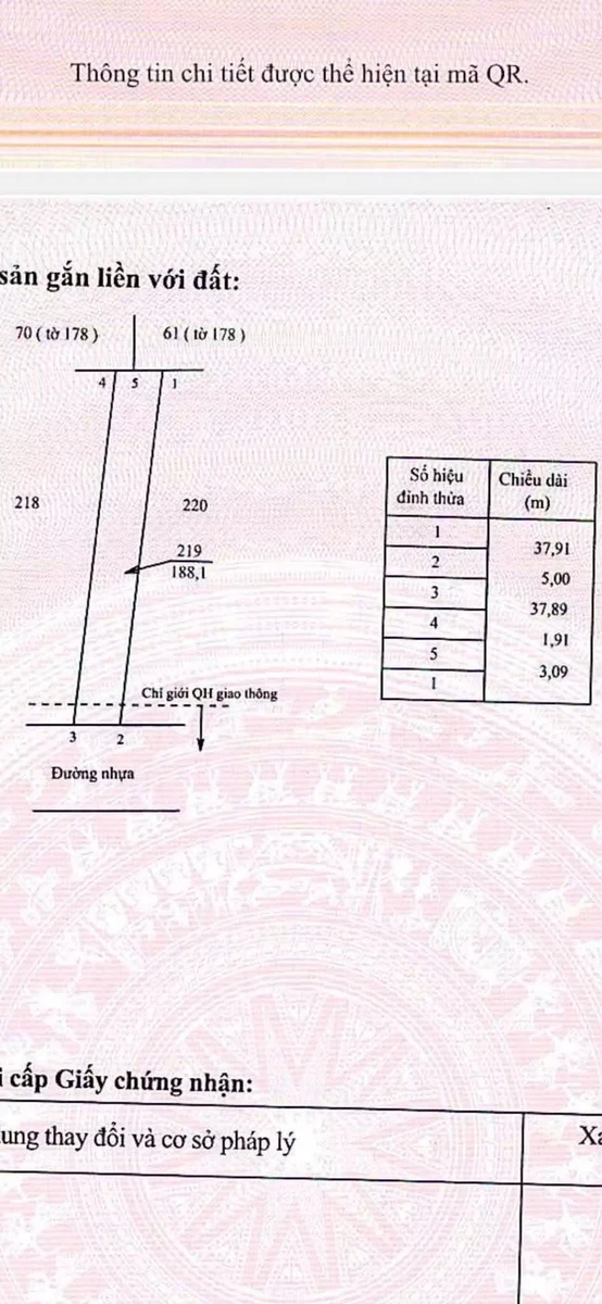 Bán đất Bàu Chinh Châu Đức BRVT 80m2 giá 670 triệu - Ảnh 1