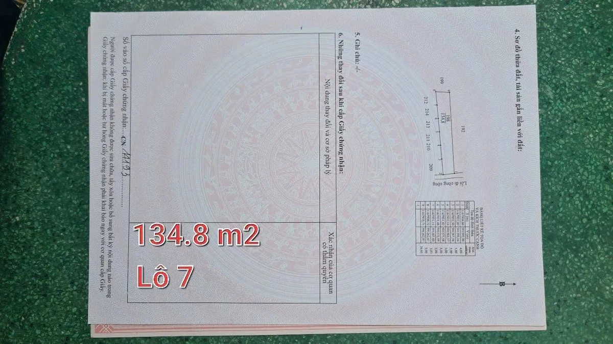 Bán đất 134,8m2 gần cầu Bà Tượng, Tân Trạch, giá 750 triệu - Ảnh thu nhỏ 5