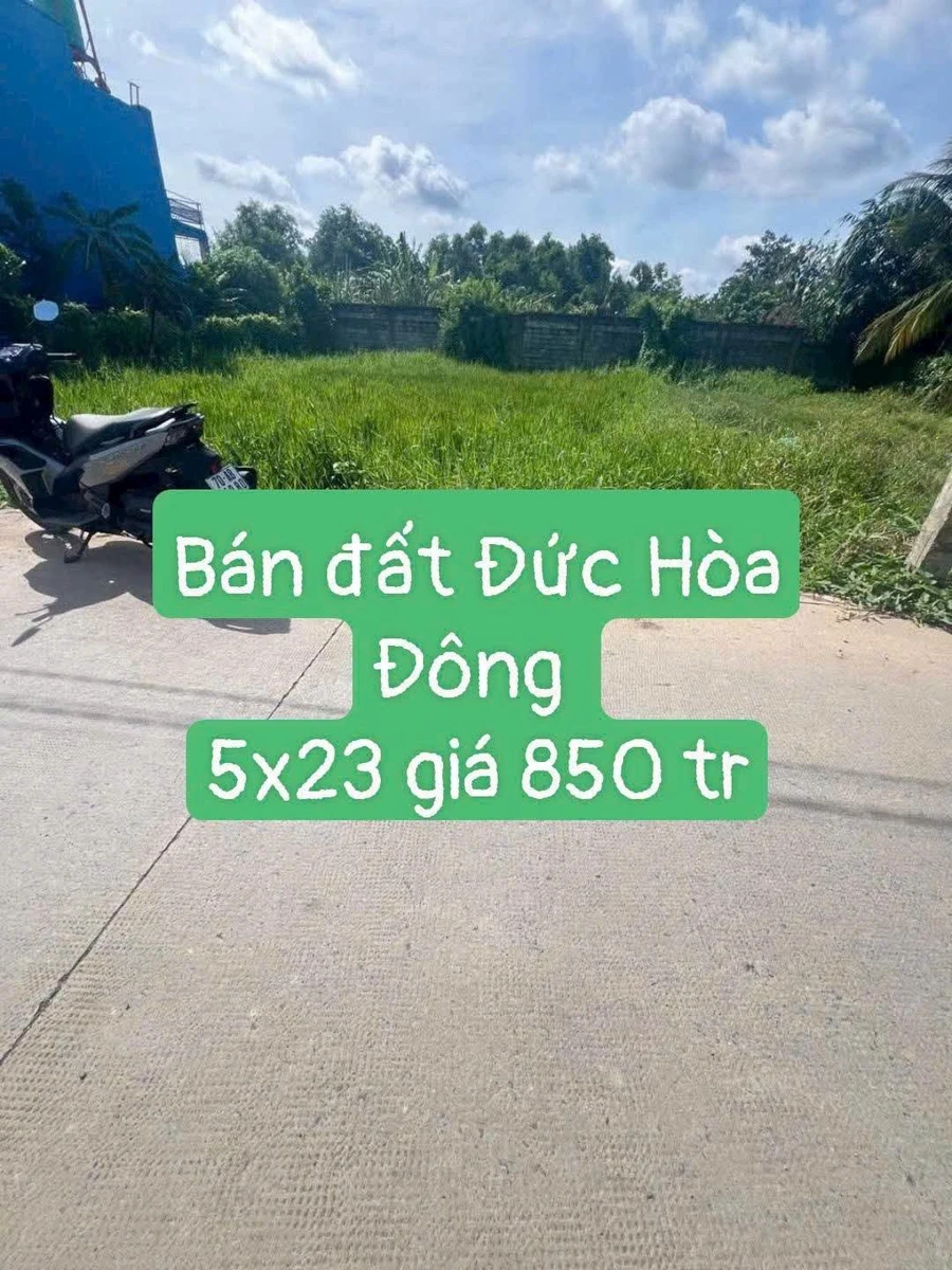 Bán lô đất mặt tiền xã Mỹ Hạnh 115m2 - 850 triệu - Ảnh 1