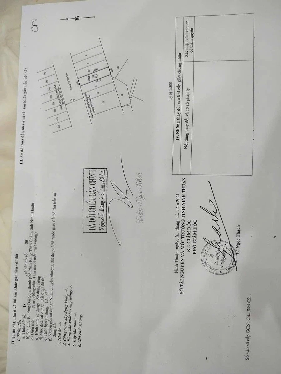Bán lô đất 81m2 Phan Rang, Khánh Hòa, giá 1,9 tỷ - Ảnh 1