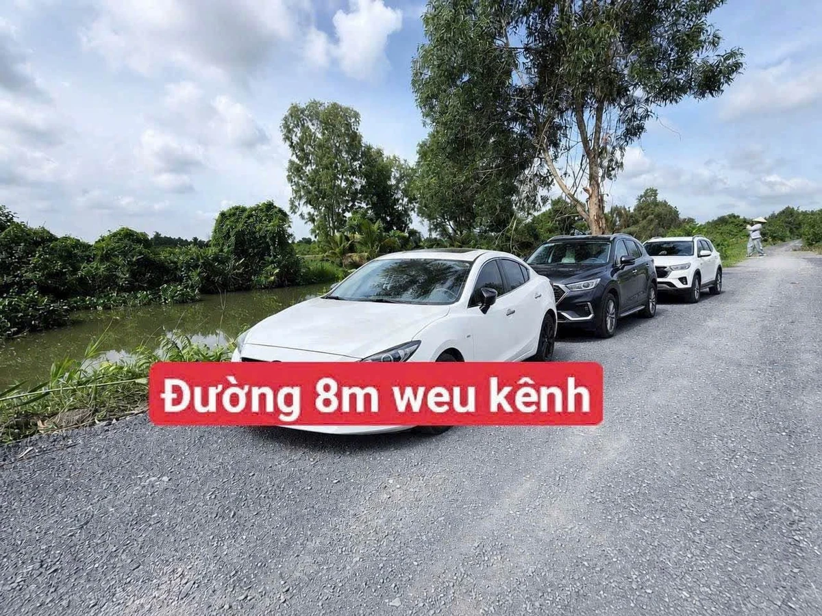 Bán đất vườn 500m2 mặt tiền kênh Mới Thạnh Lợi, Đức Hòa, Long An giá 580 triệu - Ảnh thu nhỏ 3