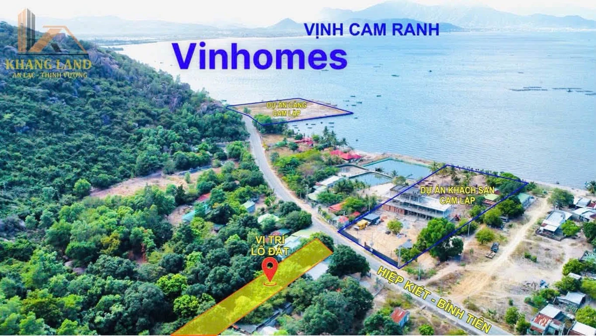Bán đất 1000m² ven vịnh Cam Ranh giáp Vinhomes, 5 tỷ - Ảnh thu nhỏ 4