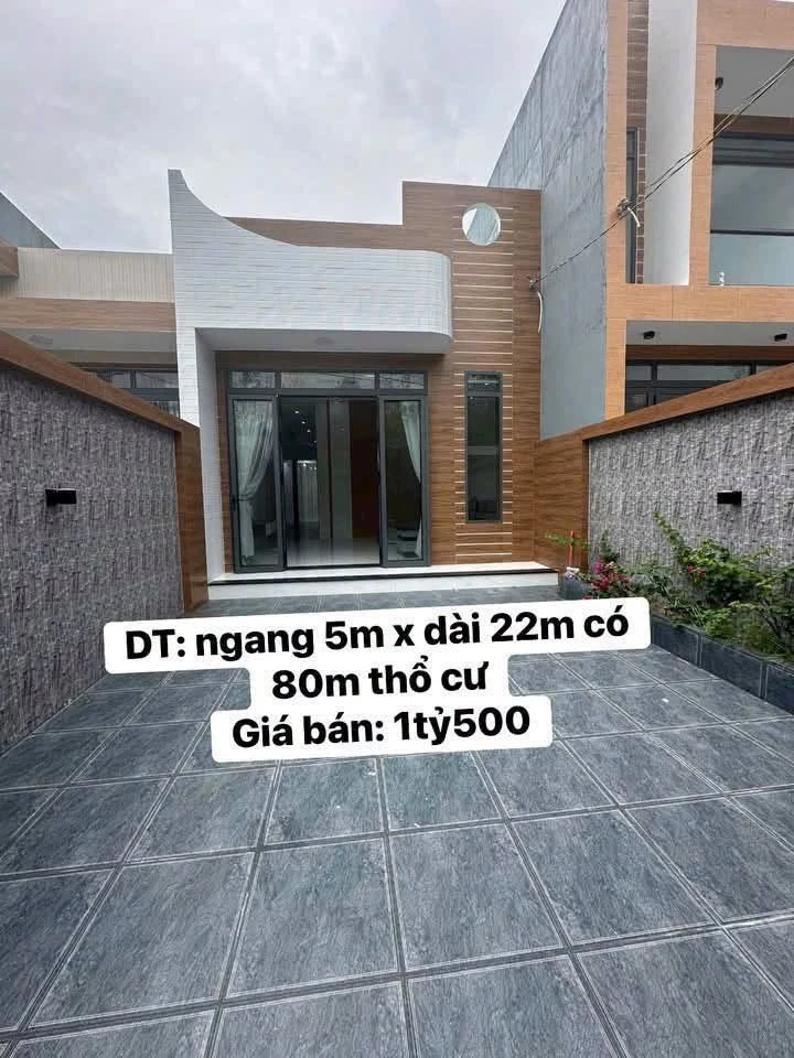 Bán nhà mặt tiền đường nhựa 5x22m, 2 phòng ngủ, Long Mỹ, Xã Phước Hải - Ảnh thu nhỏ 3