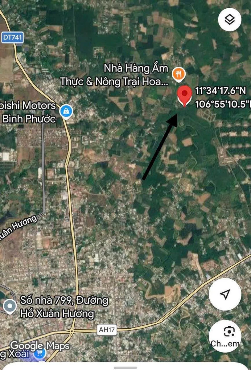 Bán lô đất 5000m2, 124m mặt tiền Đồng Xoài - Ảnh 1