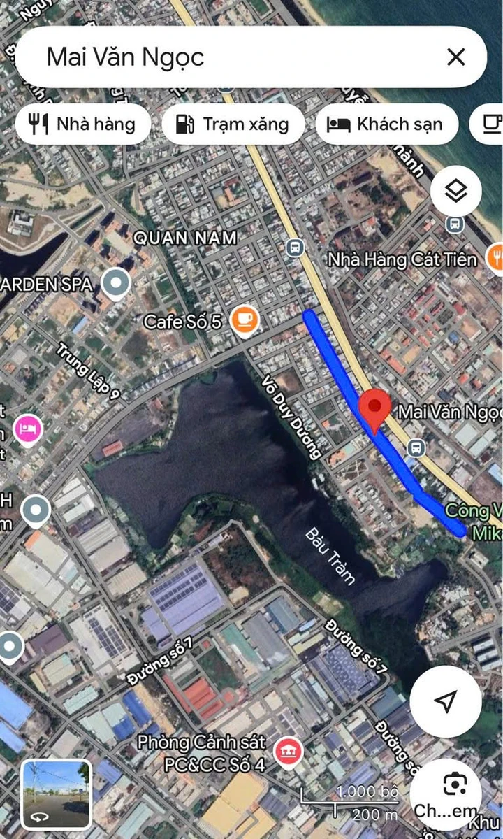 Bán đất mặt tiền Mai Văn Ngọc 105m² Đà Nẵng 4 tỷ - Ảnh thu nhỏ 3