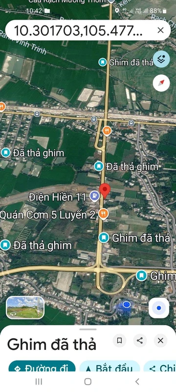 Bán nền 664m2 mặt tiền Vĩnh Thạnh, Cần Thơ 6.5 tỷ
