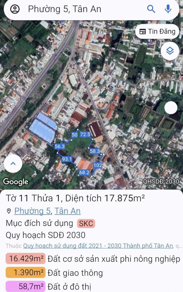 Bán đất xưởng 17.500m² Phường 5 Tân An - Ảnh thu nhỏ 4
