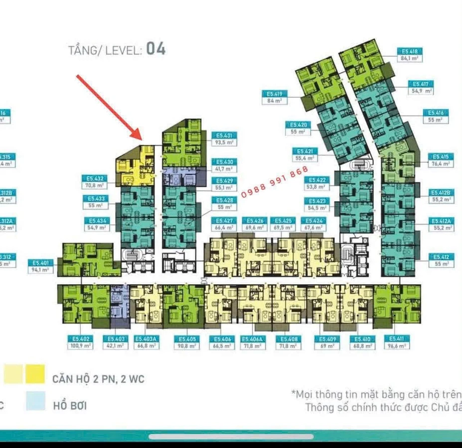 Bán căn góc 2PN 70,8m² view công viên Ecopark - Ảnh thu nhỏ 2