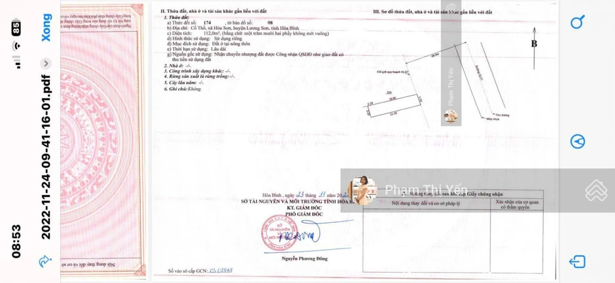 Nổi bật bán lô đất 112m2 full thổ cư mặt đường QL21 đoạn Cố Thổ, Lương Sơn kinh doanh sầm uất - Ảnh thu nhỏ 5