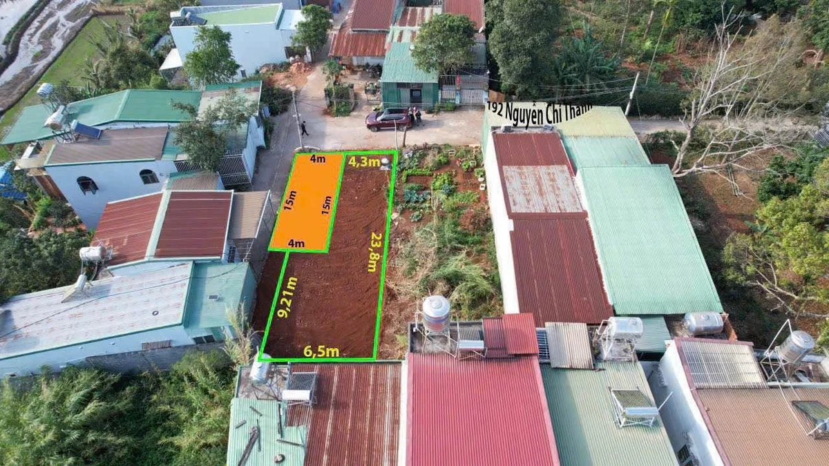 Bán đất 2 mặt tiền hẻm 192 Nguyễn Chí Thanh 60m² - 1 tỷ 850 - Ảnh 1