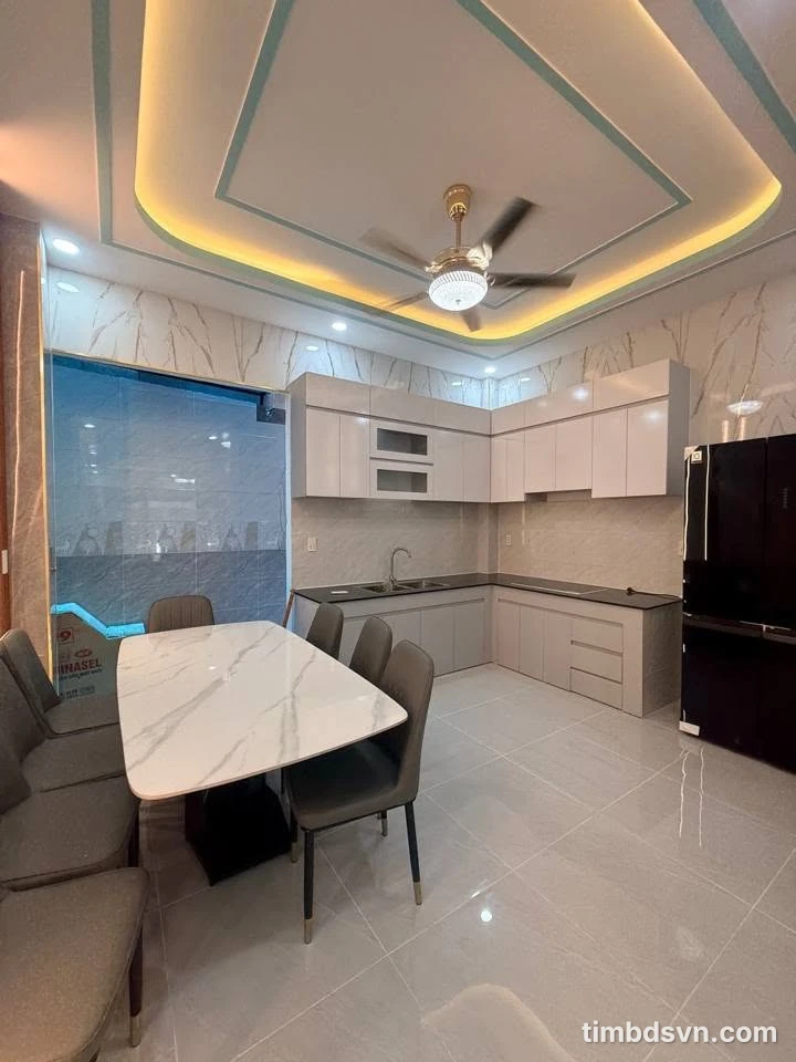 Bán nhà mới 4 tầng 52m2, 4PN, Bình Chánh, giá 5,45 tỷ - Ảnh thu nhỏ 3
