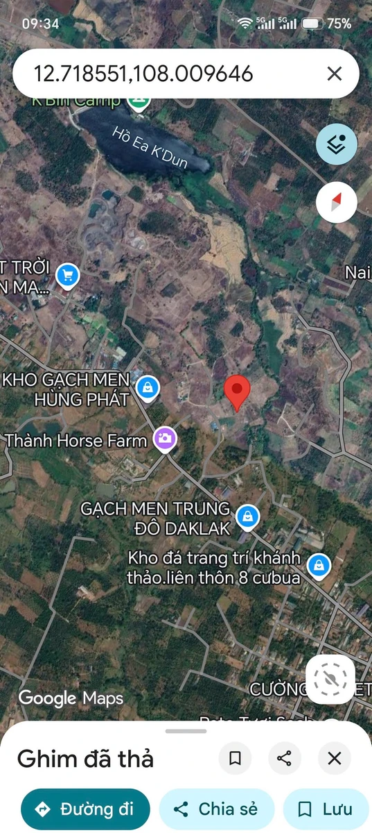 Bán đất 500m2 thôn 4 Cưêbur, Bình Dương, 799 triệu - Ảnh 1
