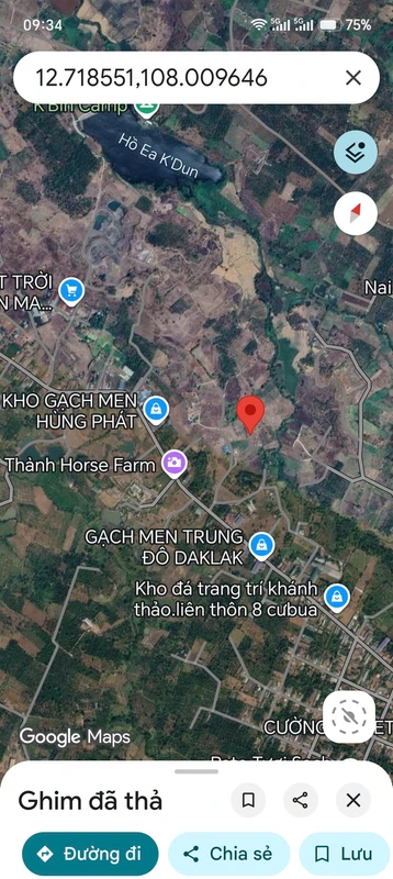 Bán đất 500m2 thôn 4 Cưêbur, Bình Dương, 799 triệu