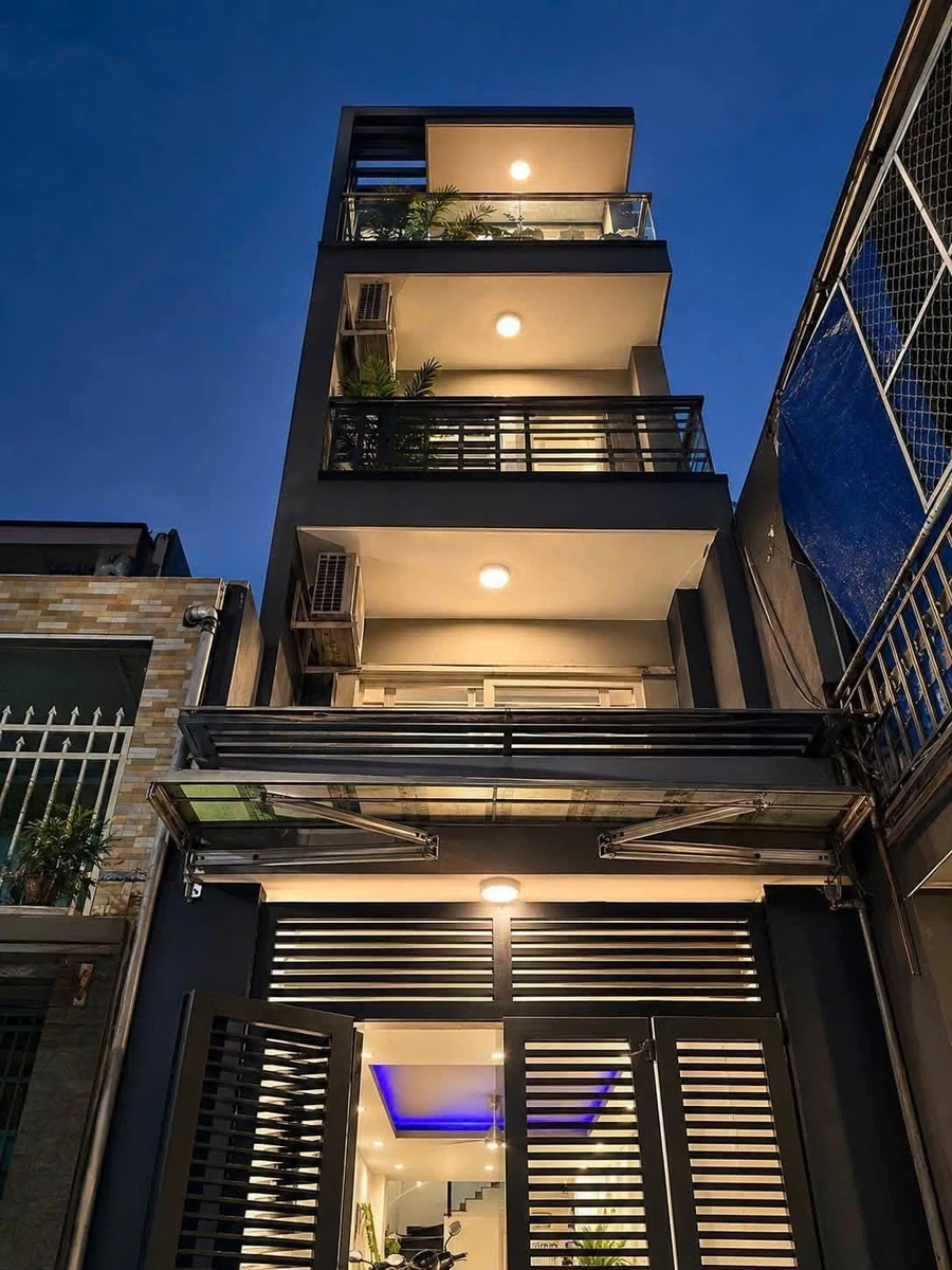 Bán nhà hẻm 4 tầng 42m² 6PN đường Vạn Kiếp, Bình Thạnh, đang cho thuê 30tr/tháng - Ảnh thu nhỏ 3