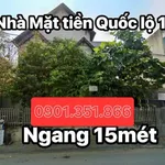 Bán biệt thự mặt tiền QL1A 213m2 1 trệt 1 lầu tại Đức Chánh, Mỏ Cày, Bến Tre - Ảnh thu nhỏ 1